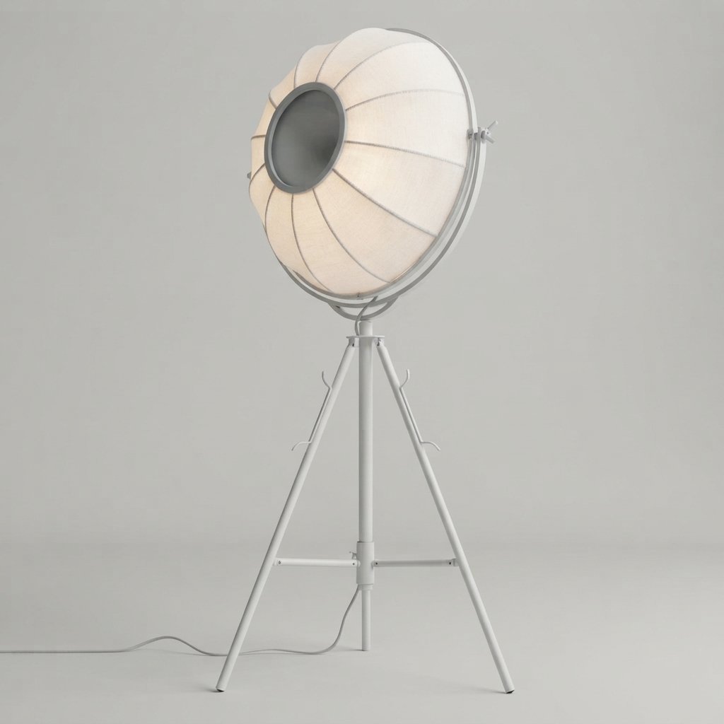 Tripod Studio Radar Floor Lamp — White-DIA85cm