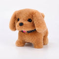 Walking Plush Puppy with Barking Sound — Brown