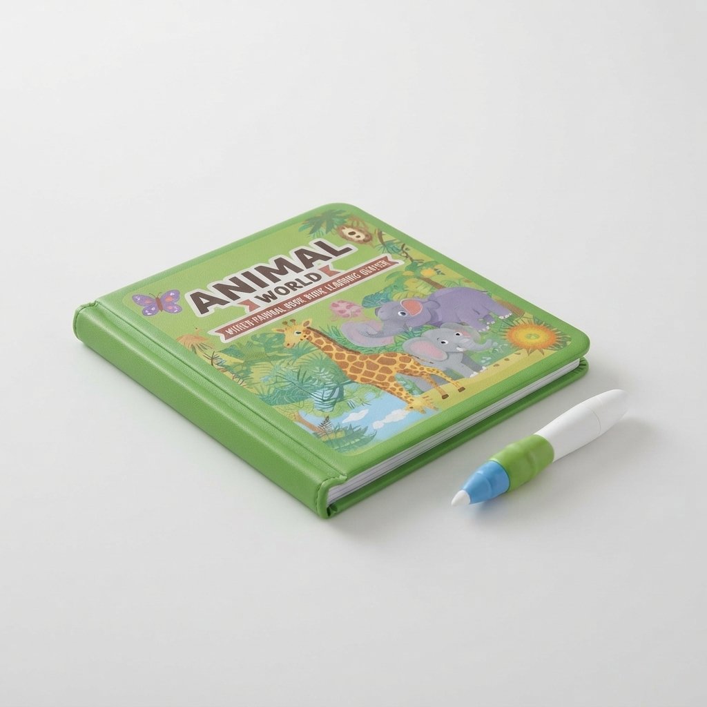 Water Painting Book – Mess-Free Colouring — Animal World