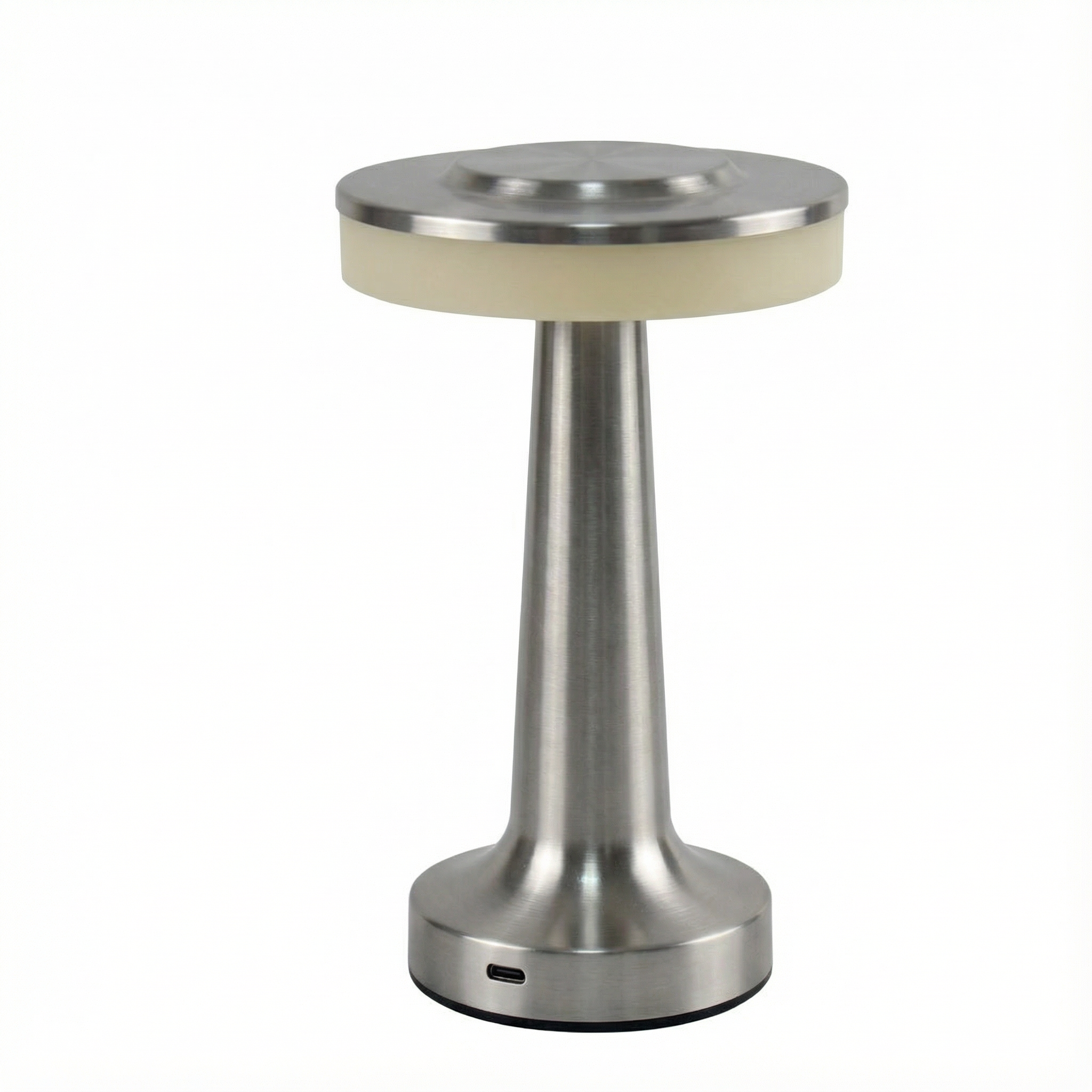 Touch-Control Rechargeable LED Table Lamp with Metal Body