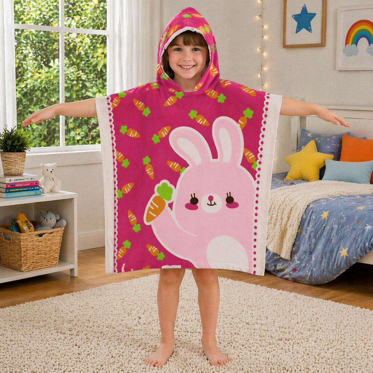 Kids Hooded Bath Towel