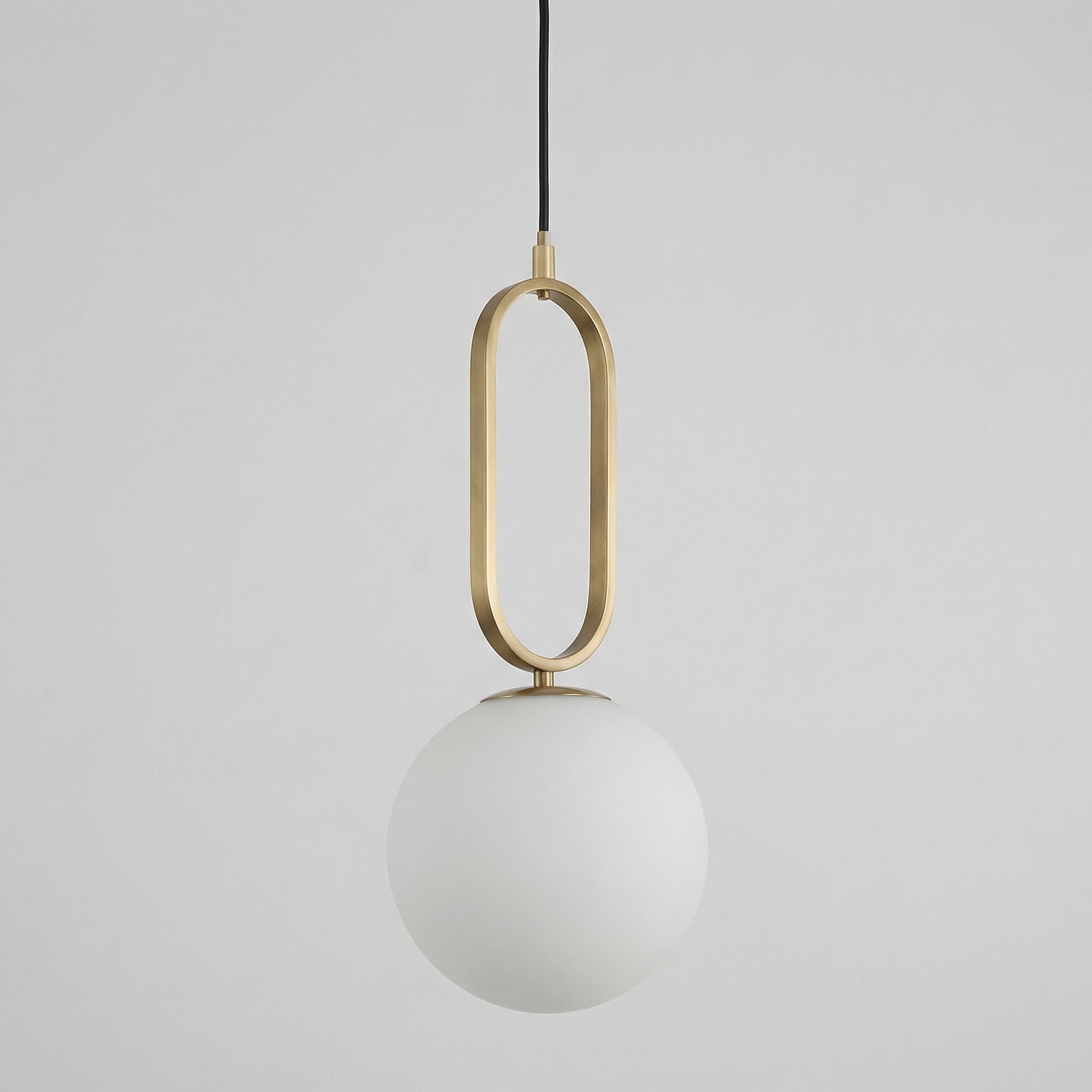 Nordic Gold Glass Globe Pendant Light