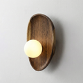 Japanese Solid Wood LED Wall Lamp