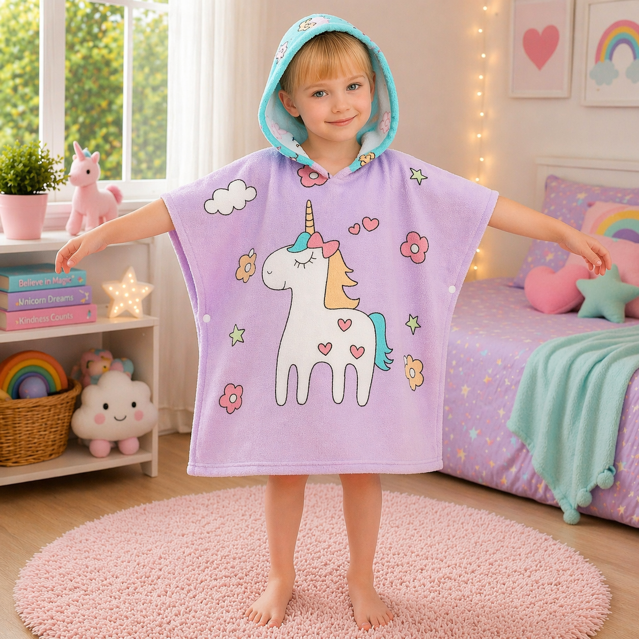 Kids Hooded Bath Towel