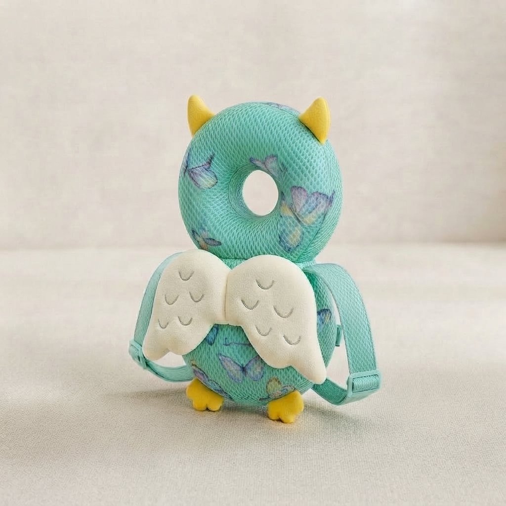 Baby Head Cushion with Adjustable Straps — Butterfly