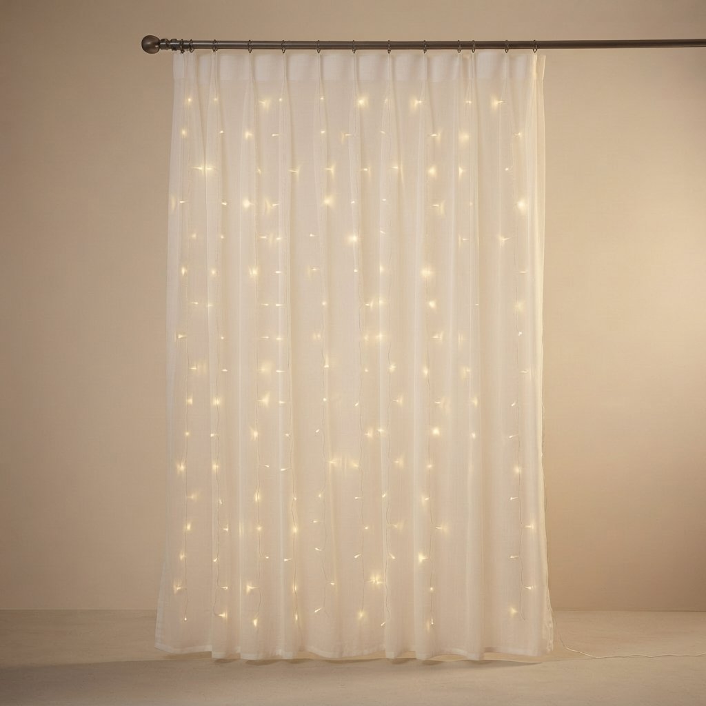 Cascading Curtain Fairy Lights, 3 Colours — Warm White