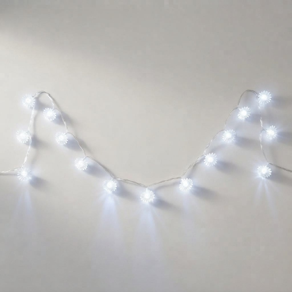 Dandelion LED String Lights — Cool White