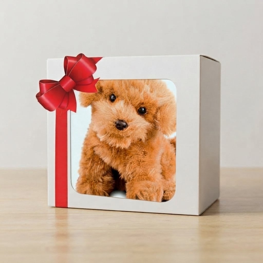 Interactive Walking Puppy Toy — Light Brown
