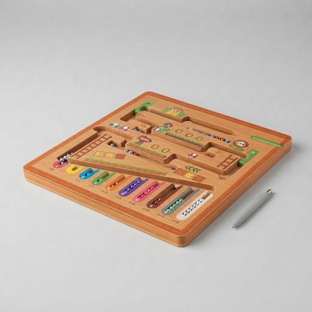 Magnetic Maze Board – Colour Sorting — Large