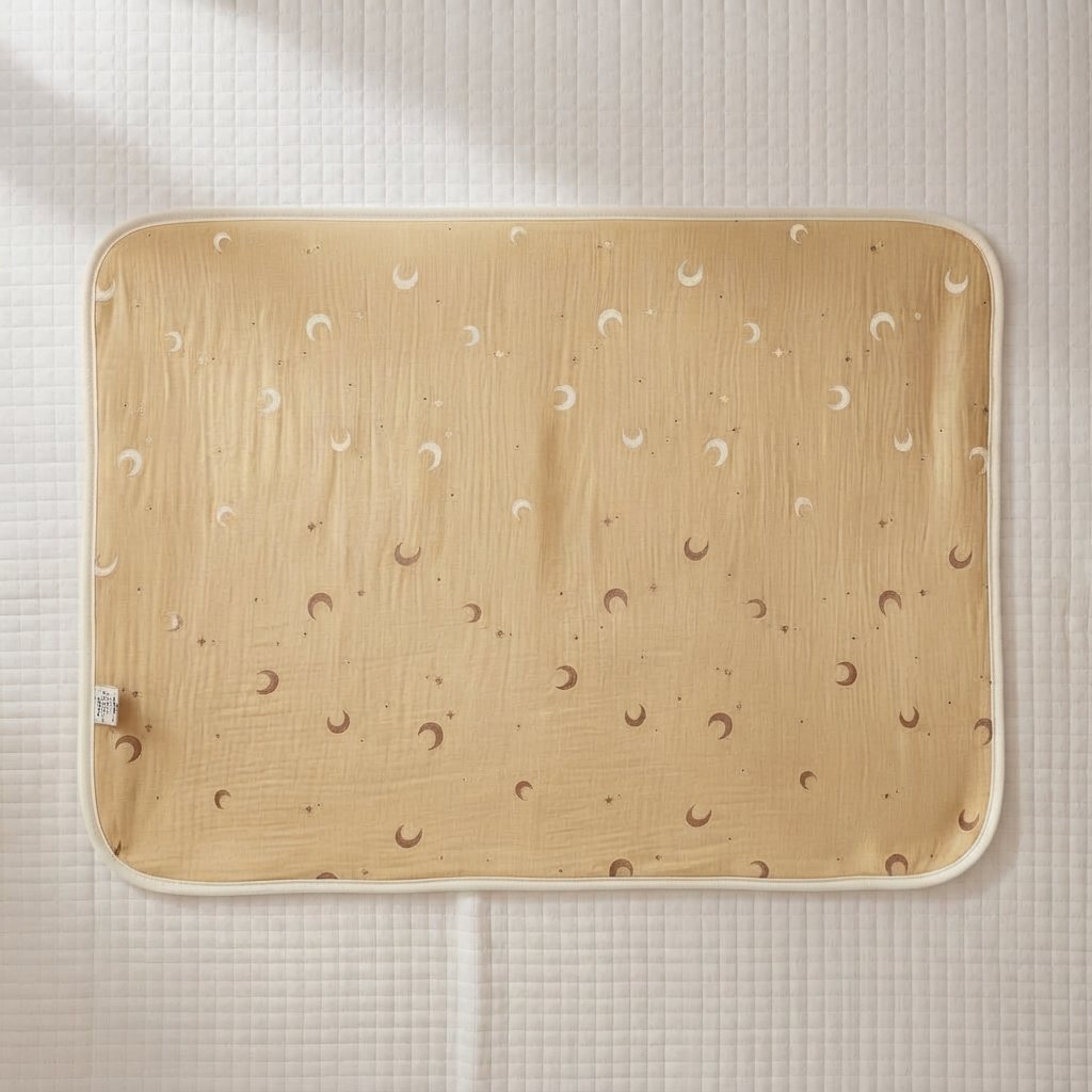 Quilted Cot Mattress Protector — Lion