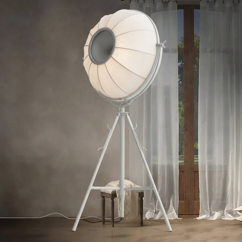 Tripod Studio Radar Floor Lamp — White-DIA65cm