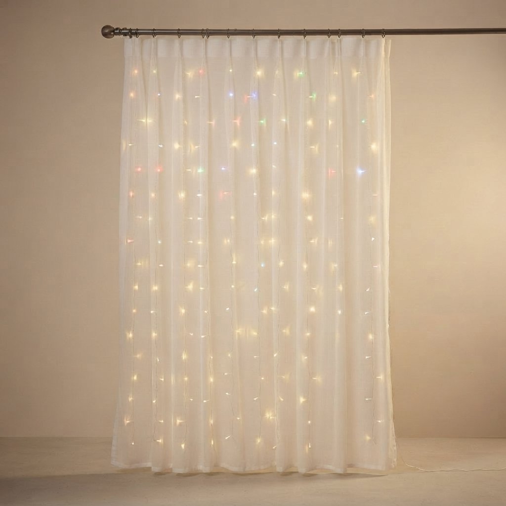 Cascading Curtain Fairy Lights, 3 Colours — Multicolour