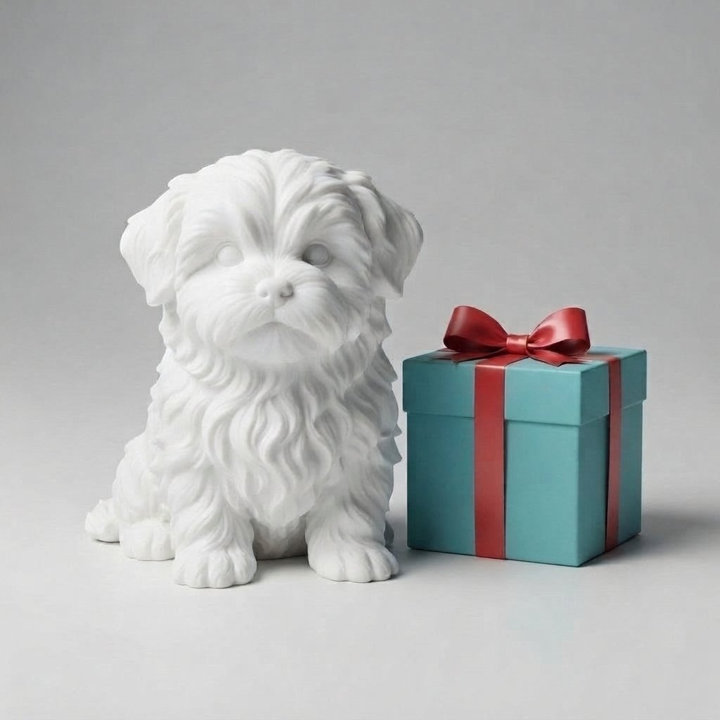 Interactive Plush Puppy Toy — Pink