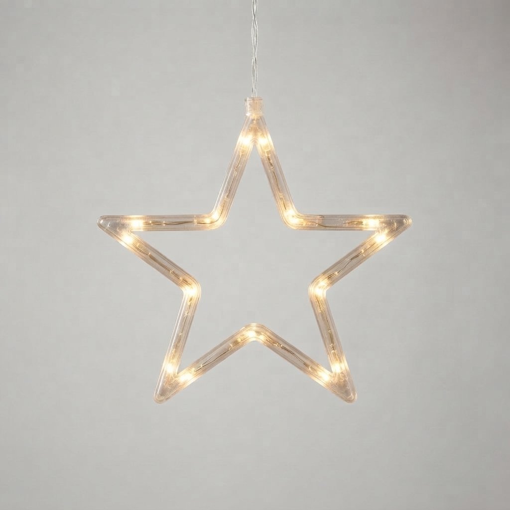 LED Star Curtain Lights – Warm White — Type C