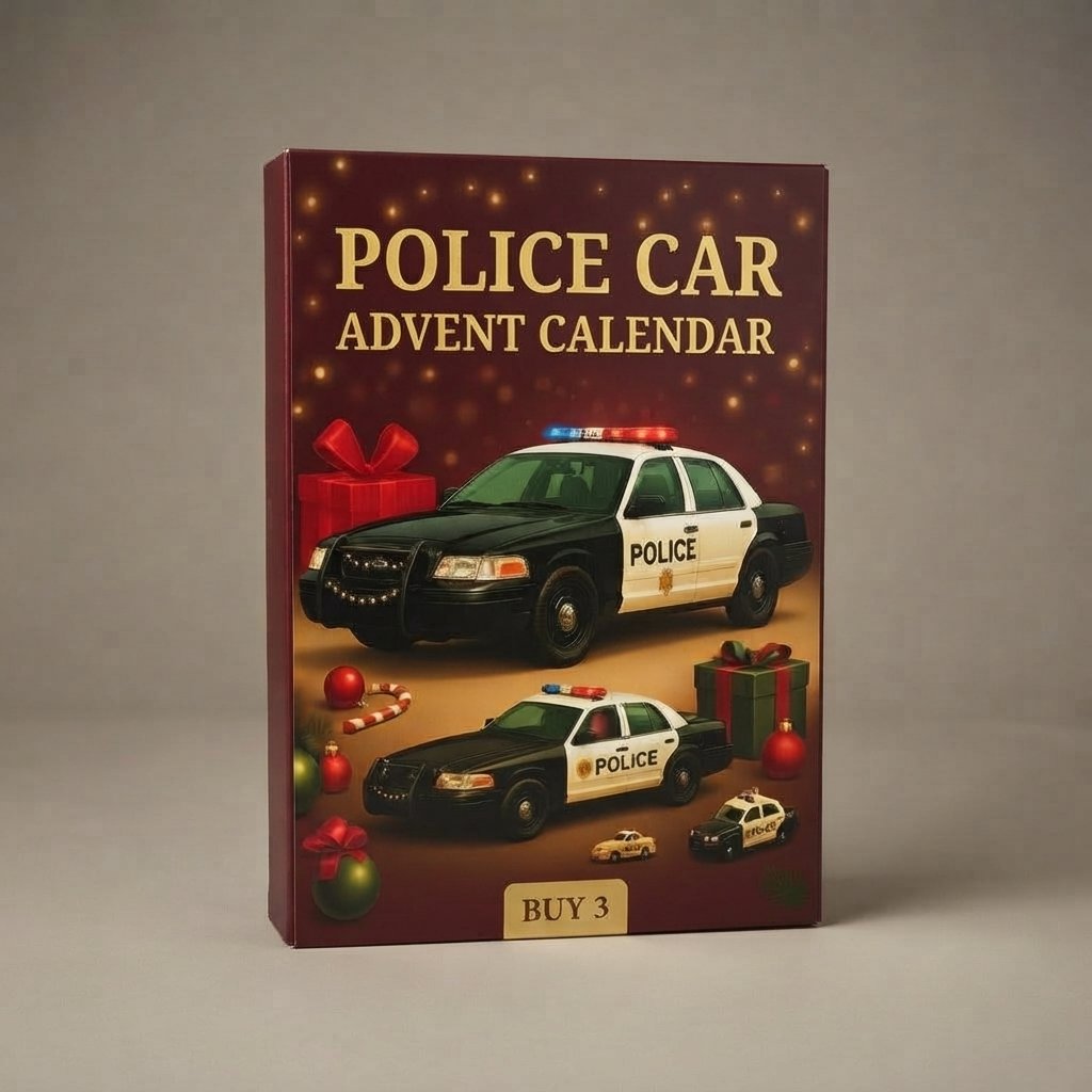 Police Car Advent Calendar, 24 Surprises — BUY 3 Advent Calendar