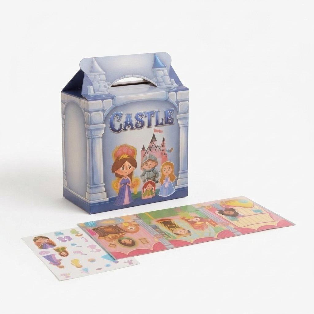 Reusable Sticker Book – 6 Themes — Castle