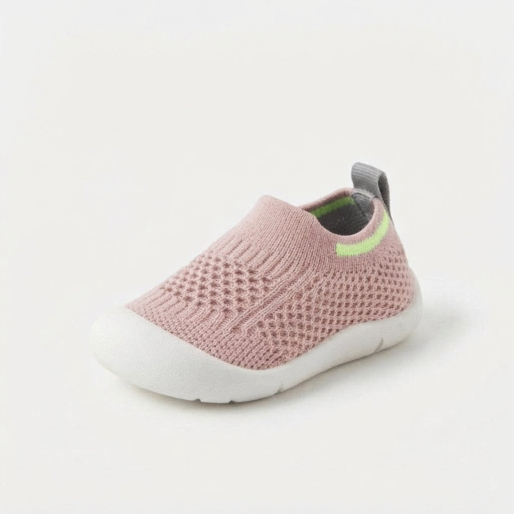 Toddler Knit Slip-On Trainers — Pink