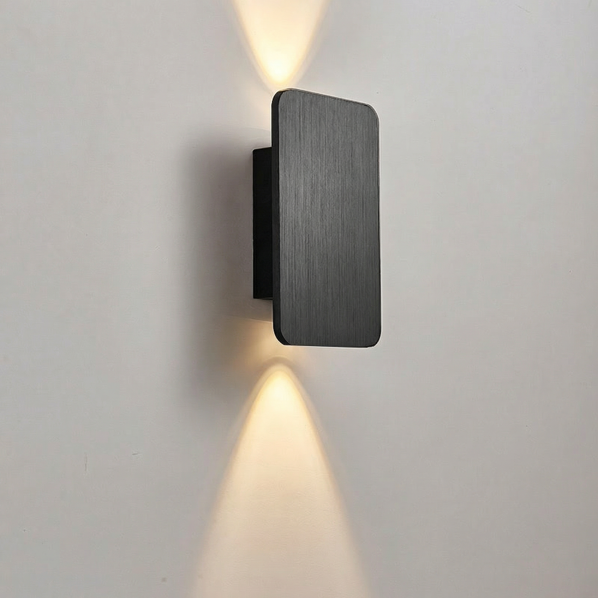 Brushed Aluminum Up Down Wall Lamp