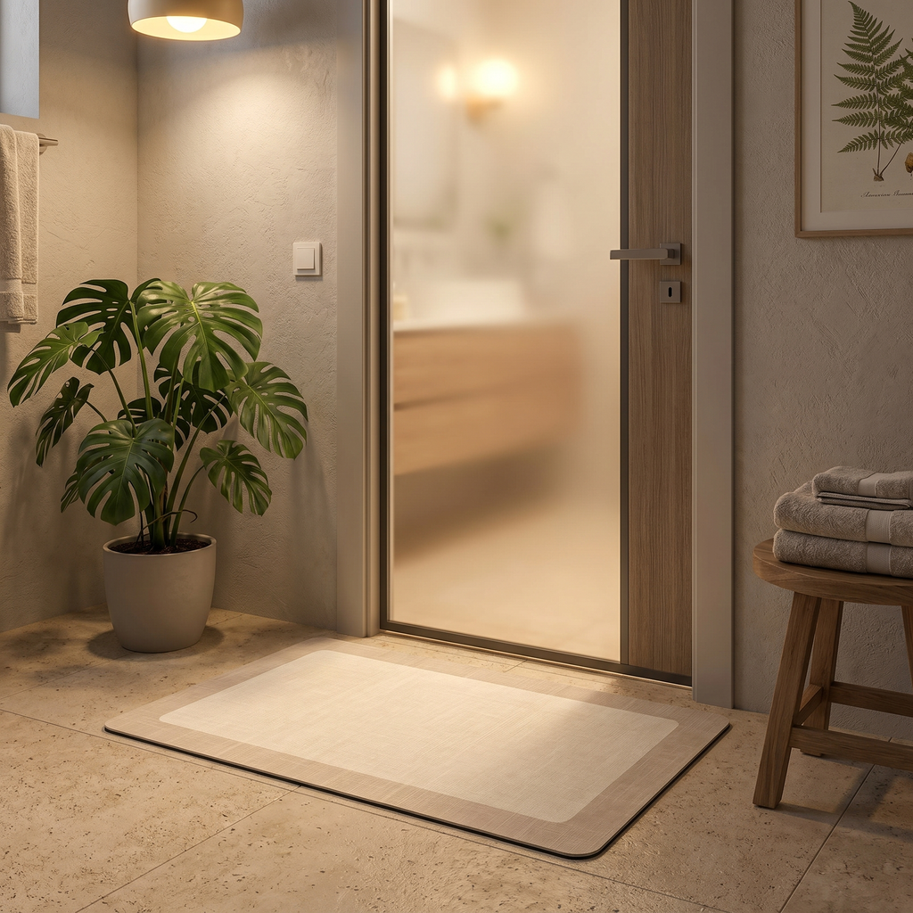 Minimalist Bathroom Floor Mat