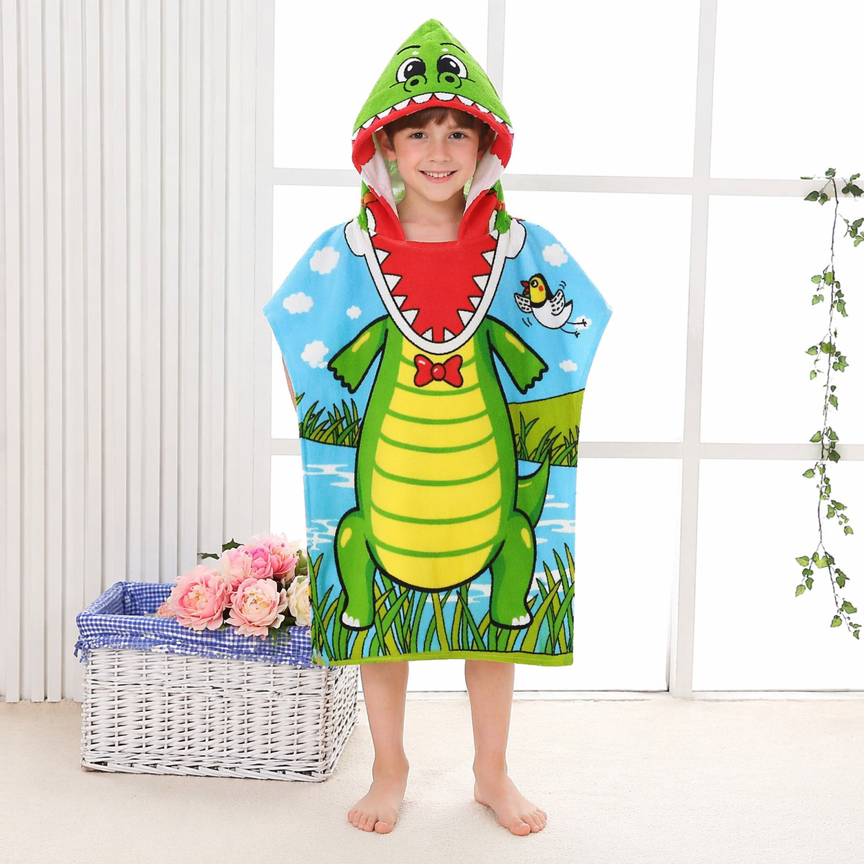 Kids Hooded Bath Towel