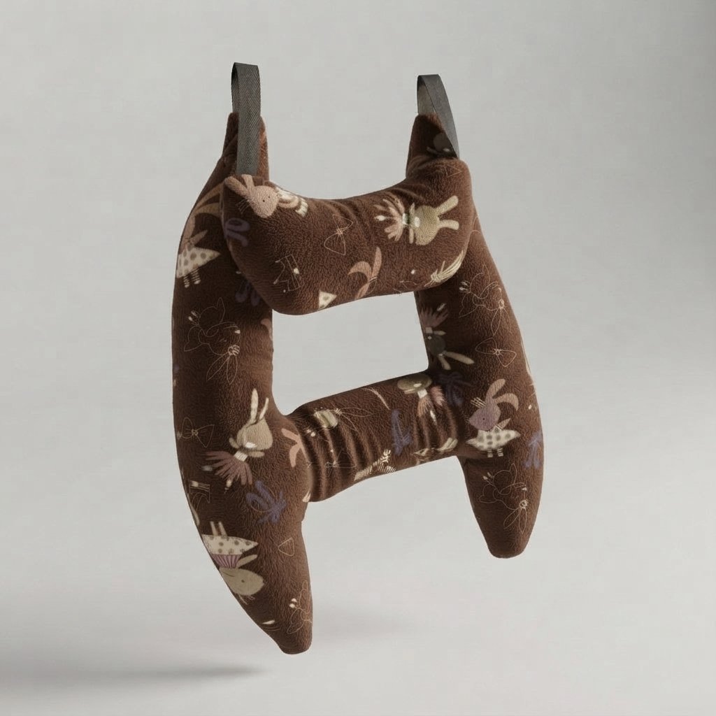 Children's Car Headrest Travel Pillow — Bear