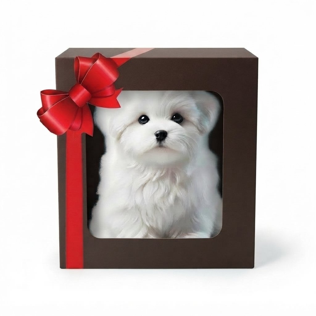 Interactive Walking Plush Puppy Toy — Dark Brown