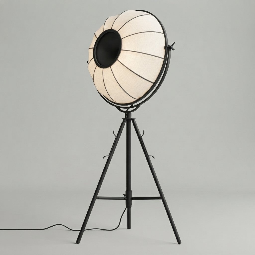 Tripod Studio Radar Floor Lamp — Black-DIA65cm