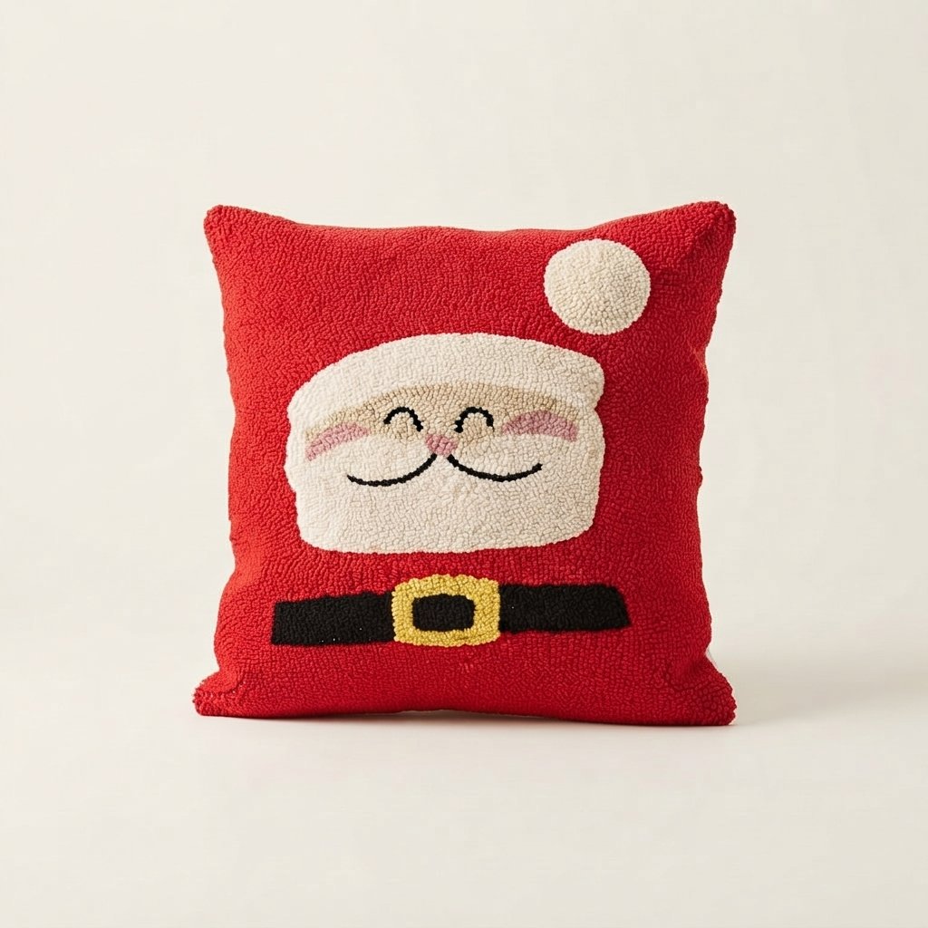 Tufted Christmas Cushion Cover, 14 x 14 in — Every