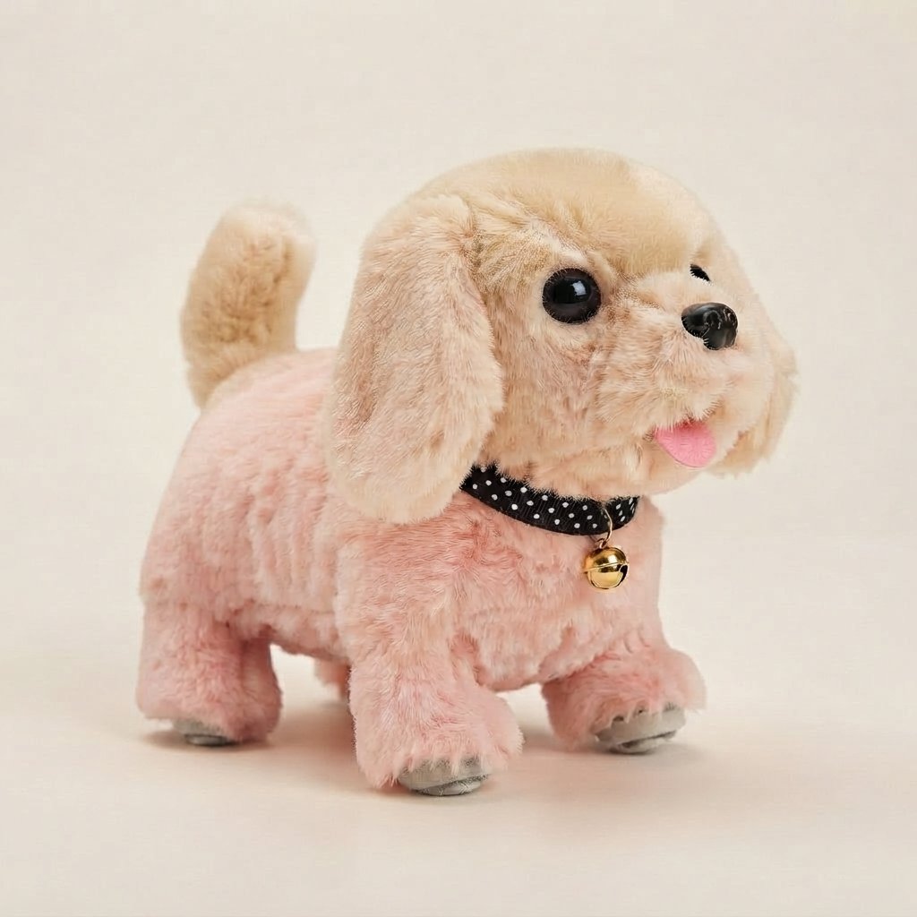 Walking Plush Robot Puppy with Sounds — D