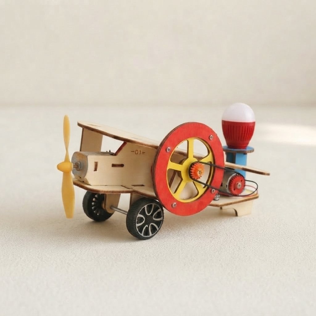 Wooden Wooden Stem Build Kit for Kids Build Kit for Kids — Generator