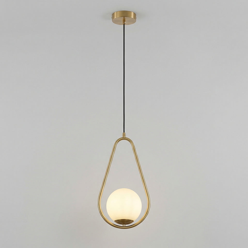 Nordic Gold Minimalist Pendant Light