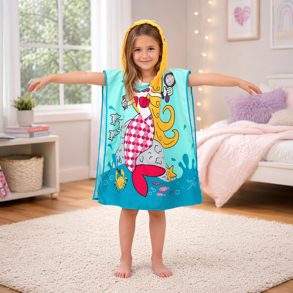 Kids Hooded Bath Towel