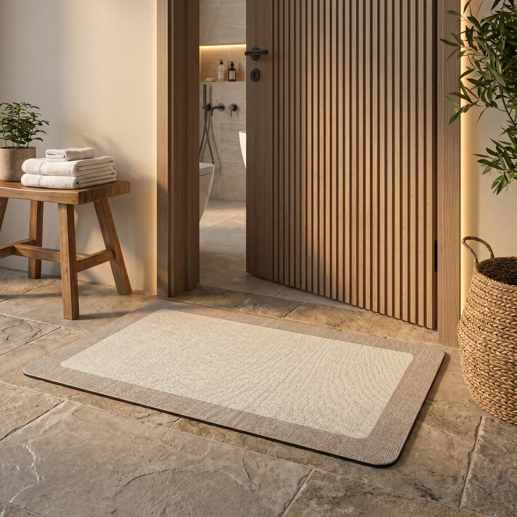 Minimalist Bathroom Floor Mat