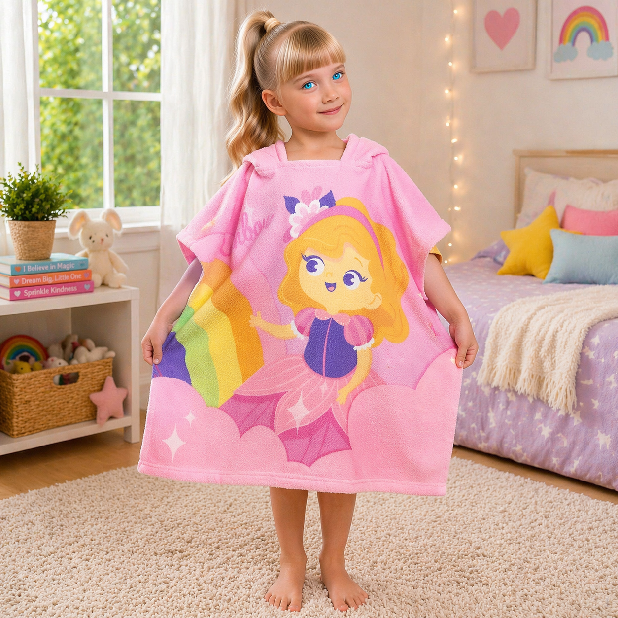 Kids Hooded Bath Towel