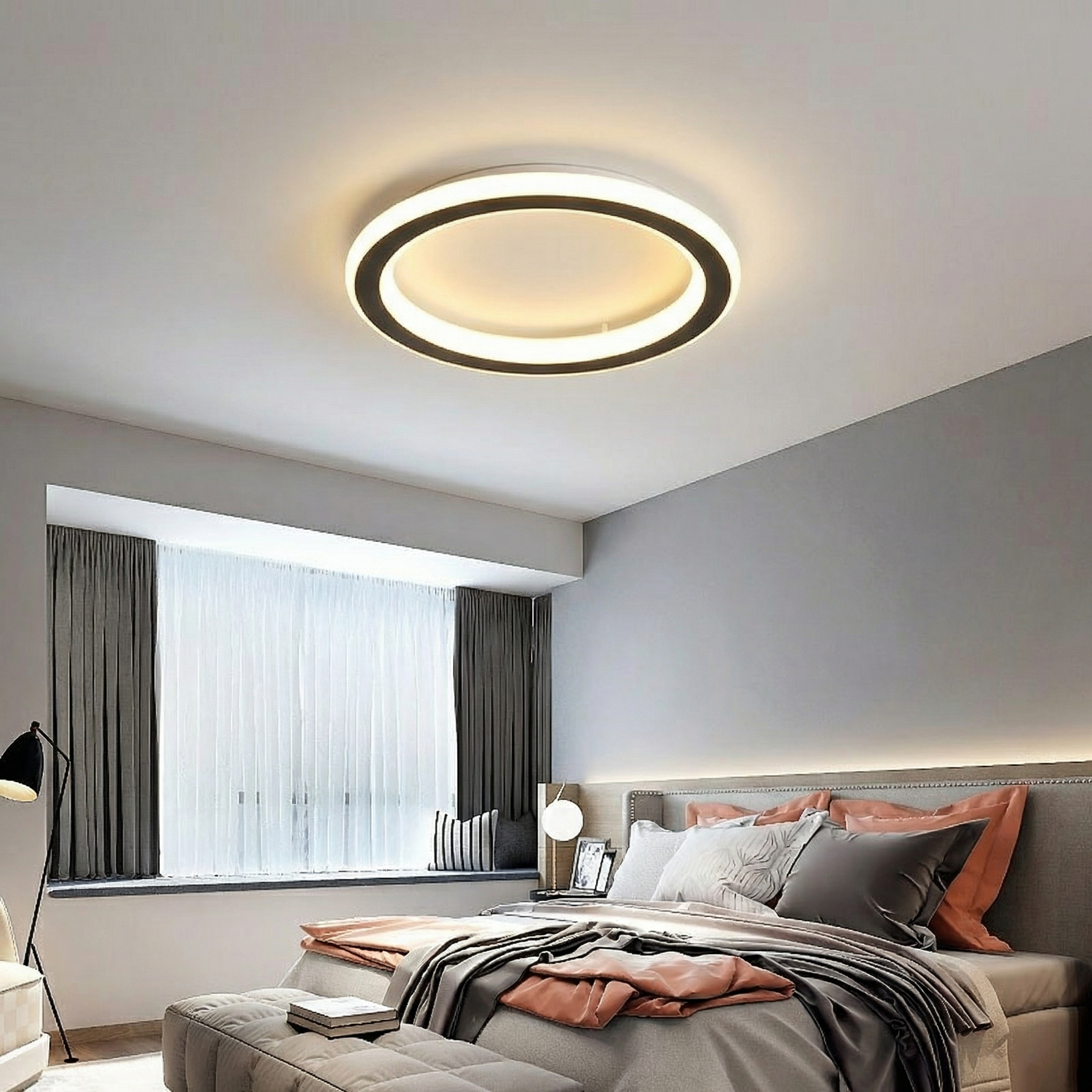Modern Minimalist Flush Mount Lamp