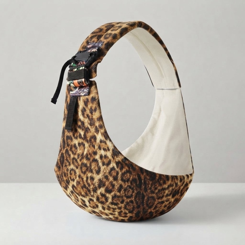 Adjustable Baby Sling Carrier — Leopard