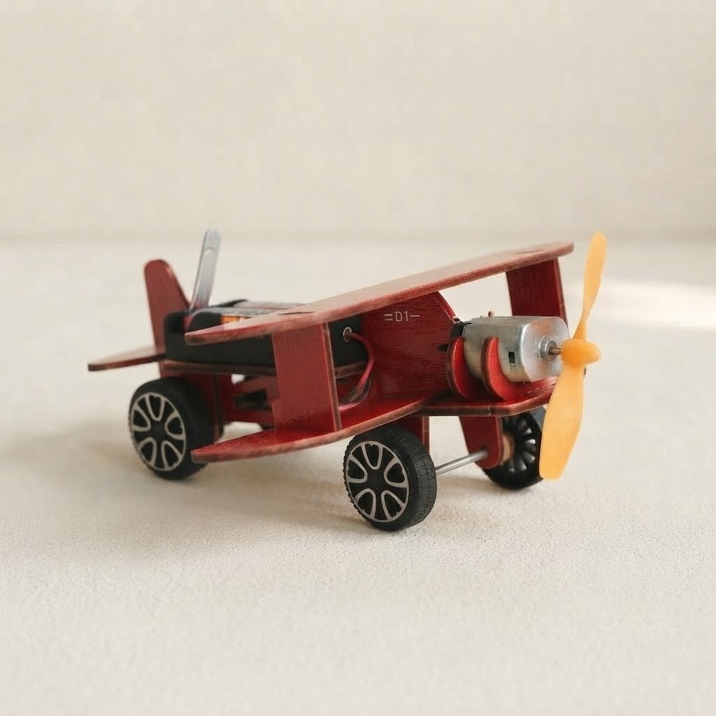Wooden Wooden Stem Build Kit for Kids Build Kit for Kids — Racing car