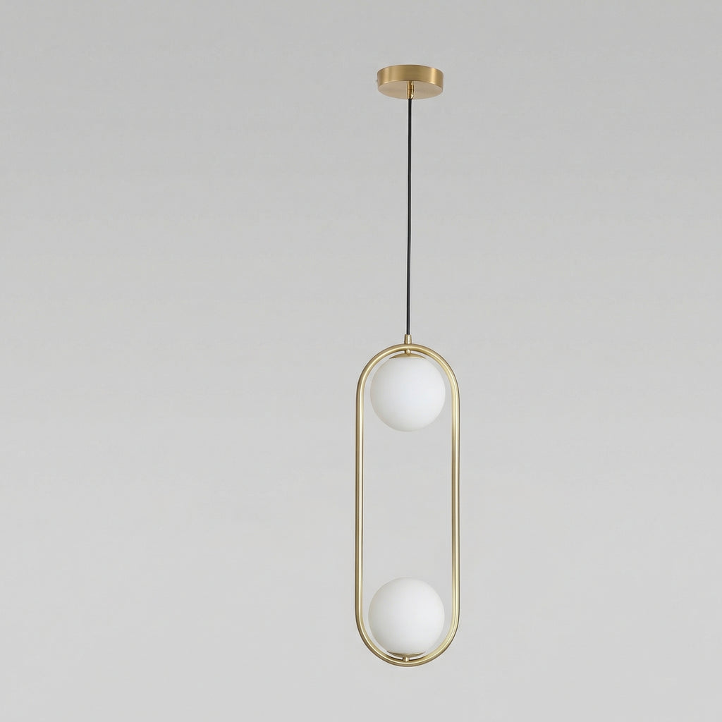 Nordic Double Globe Pendant Light