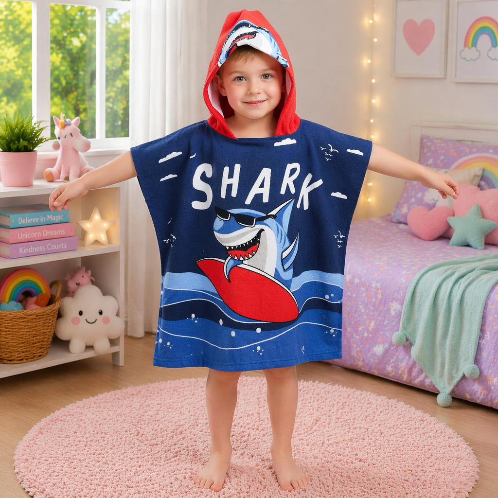 Kids Hooded Bath Towel