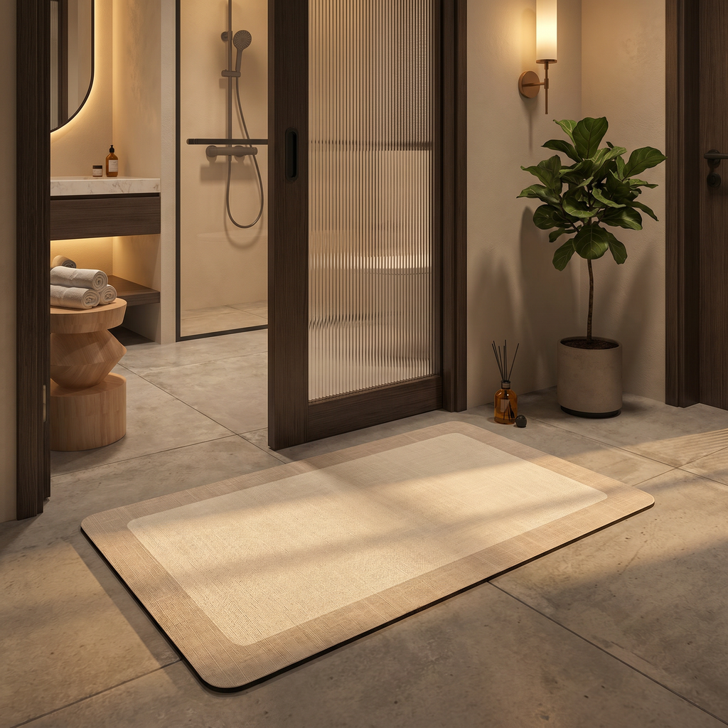 Minimalist Bathroom Floor Mat