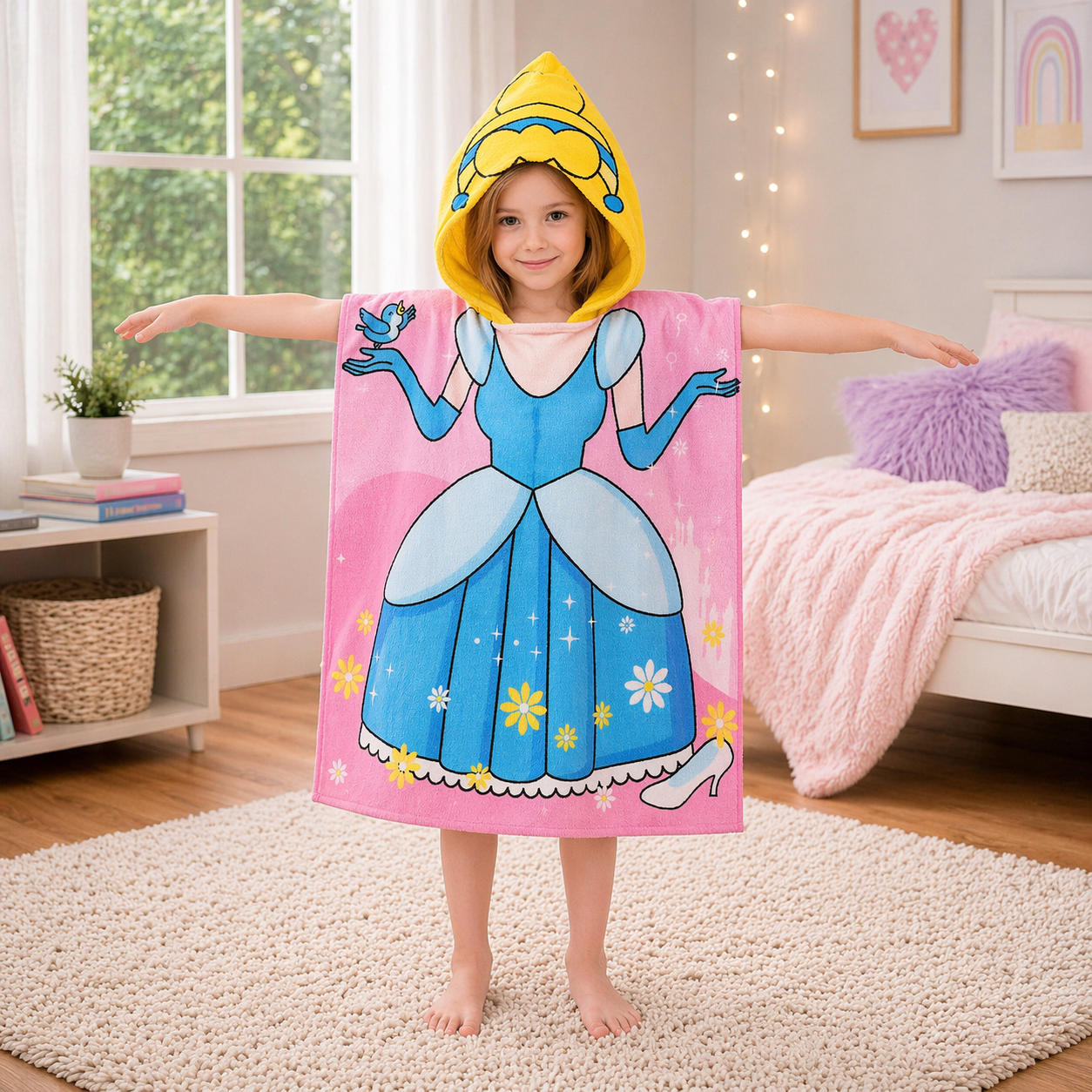 Kids Hooded Bath Towel
