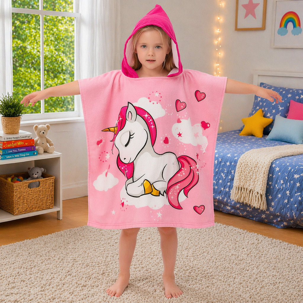 Kids Hooded Bath Towel