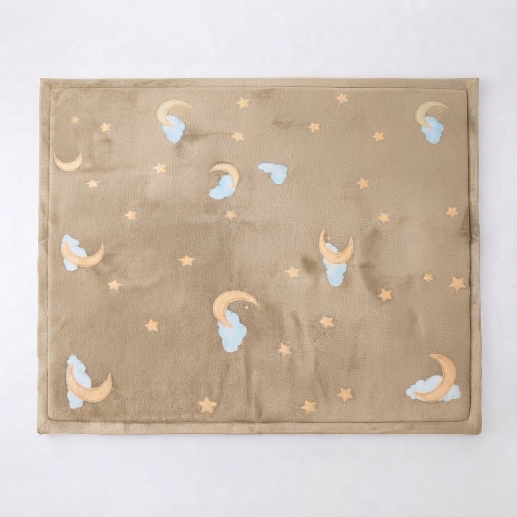 Foam Play Mat with Non-Slip Backing — Khaki