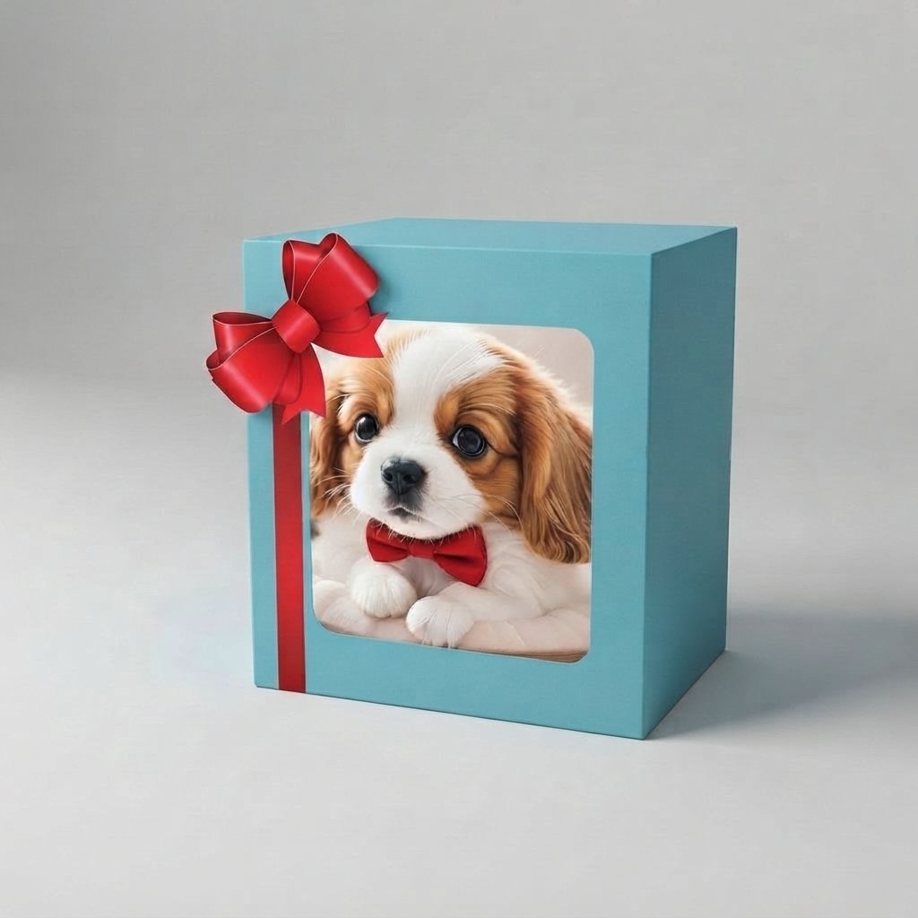 Interactive Plush Puppy with Realistic Moves — White Brown