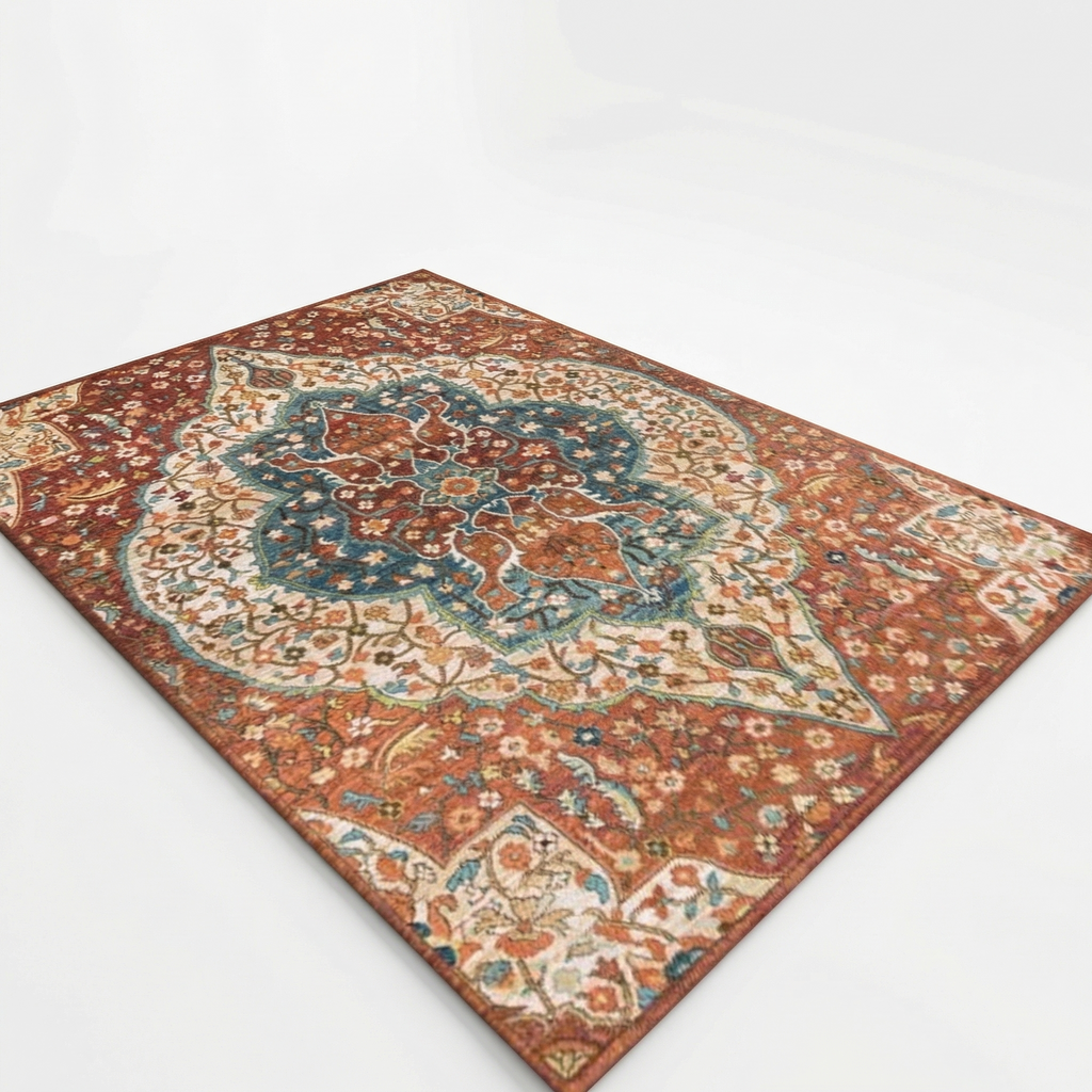 Ethnic Pattern Floor Carpet for Living Room