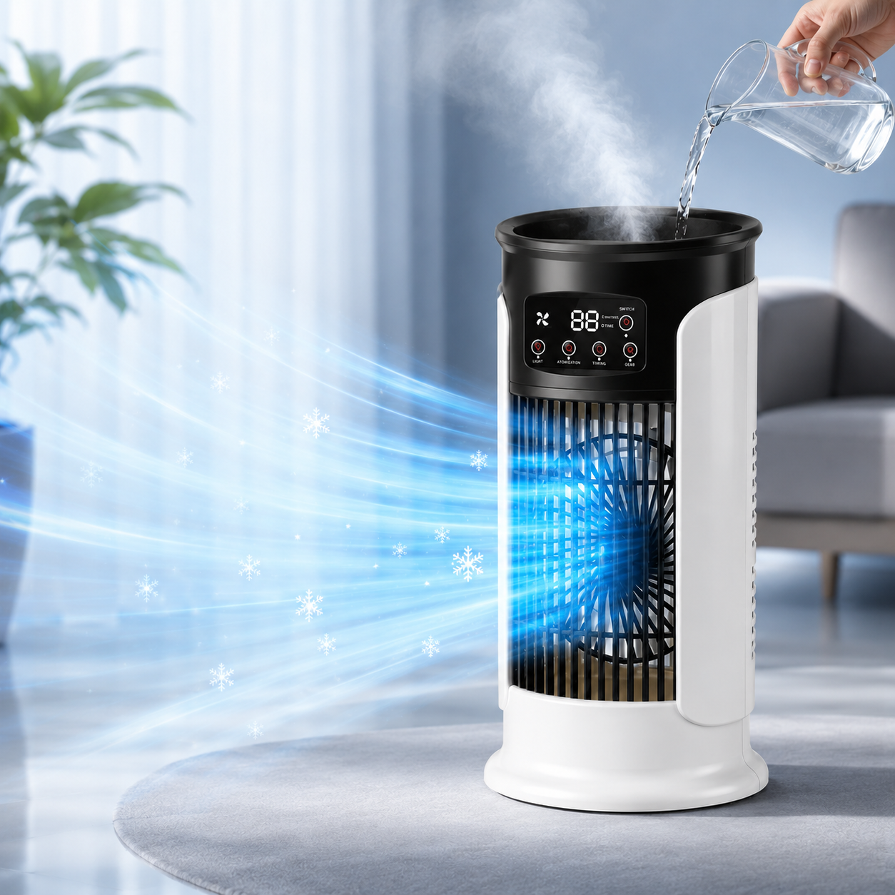 Aeroflex™ -  Compact Portable Air Cooler -  Air Conditioner