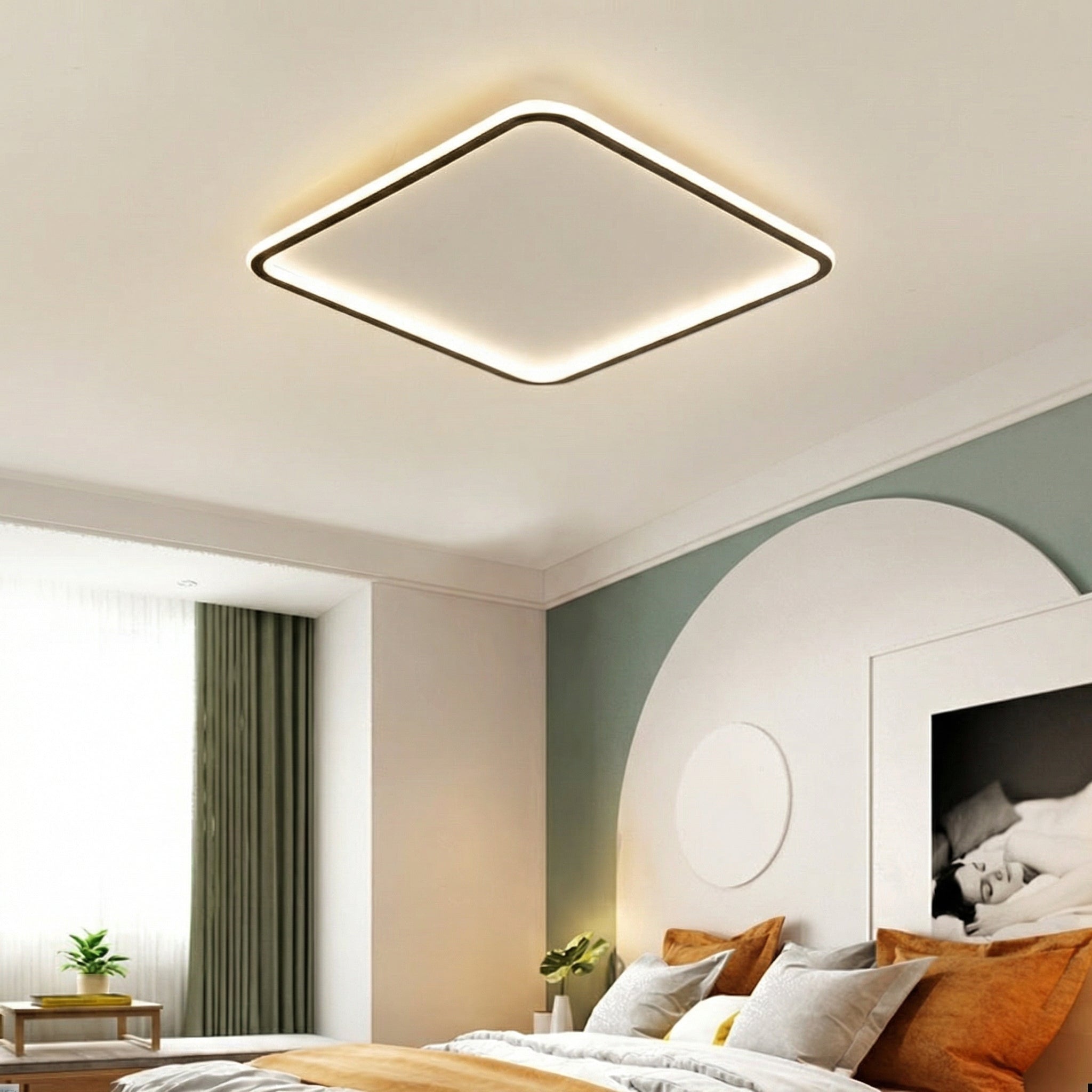 Slim Rectangular LED Ceiling Light