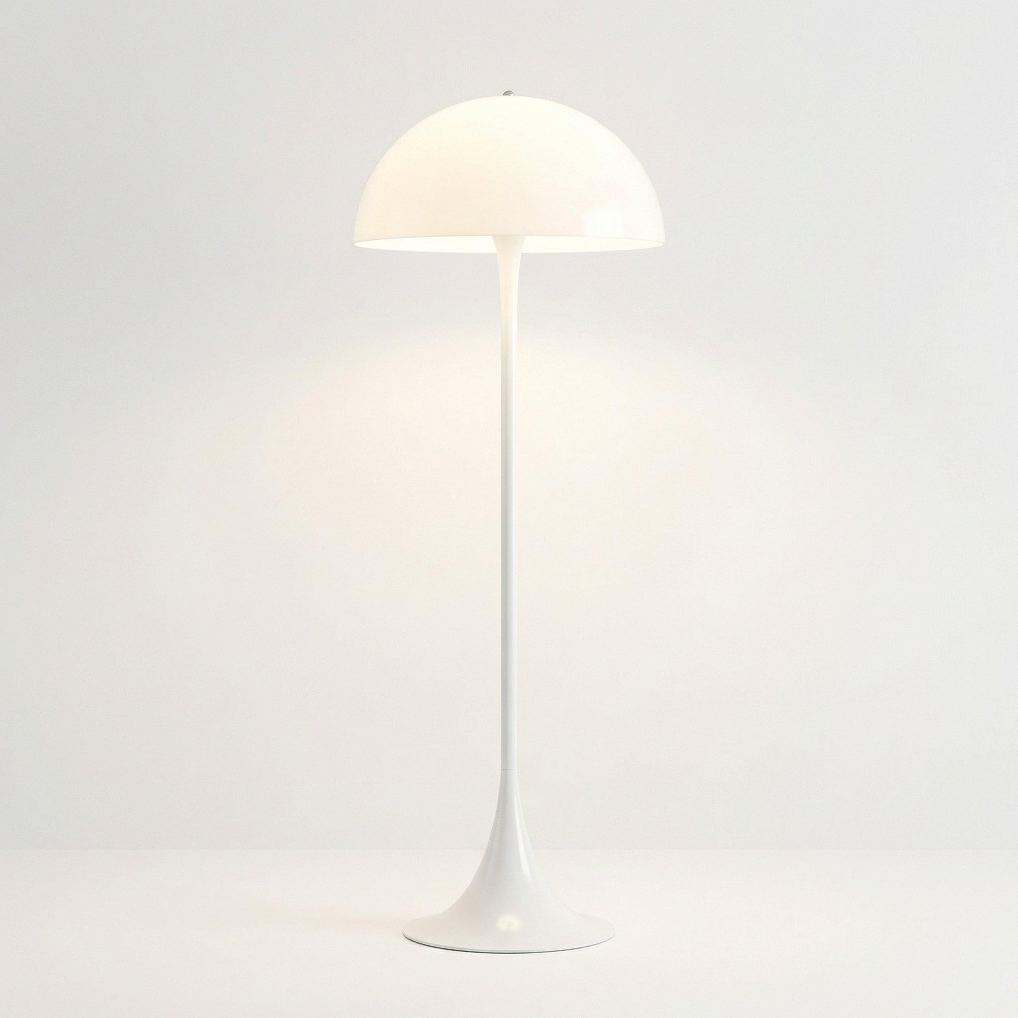 French Cream Mushroom Floor Lamp