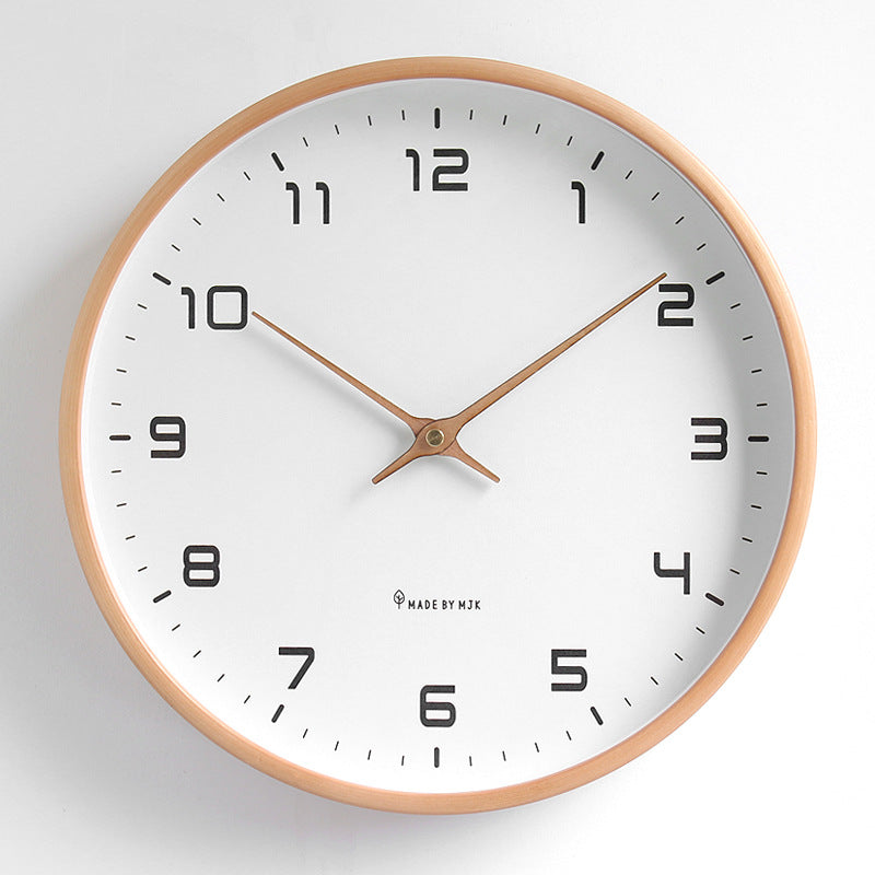Minimalist Wooden Wall Clock