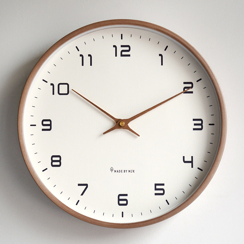 Minimalist Wooden Wall Clock